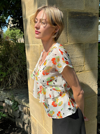 1930s Belle Blouse - Golden Haze