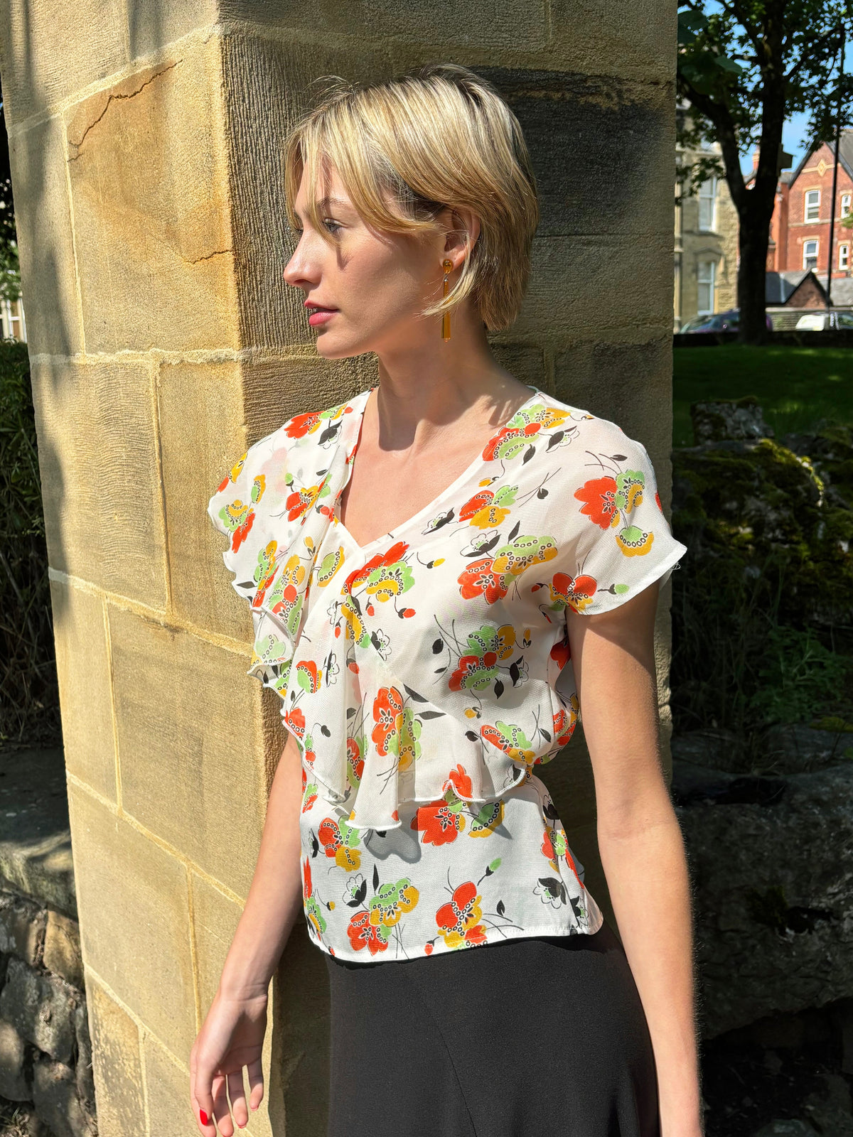 1930s Belle Blouse - Golden Haze