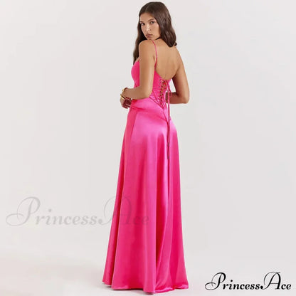 Sexy Bandage Lace Up Sleeveless Party Robe Maxi Dress
