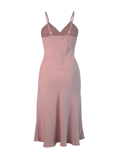 1930s Luxe Bias Petticoat Slip - Blossom Pink