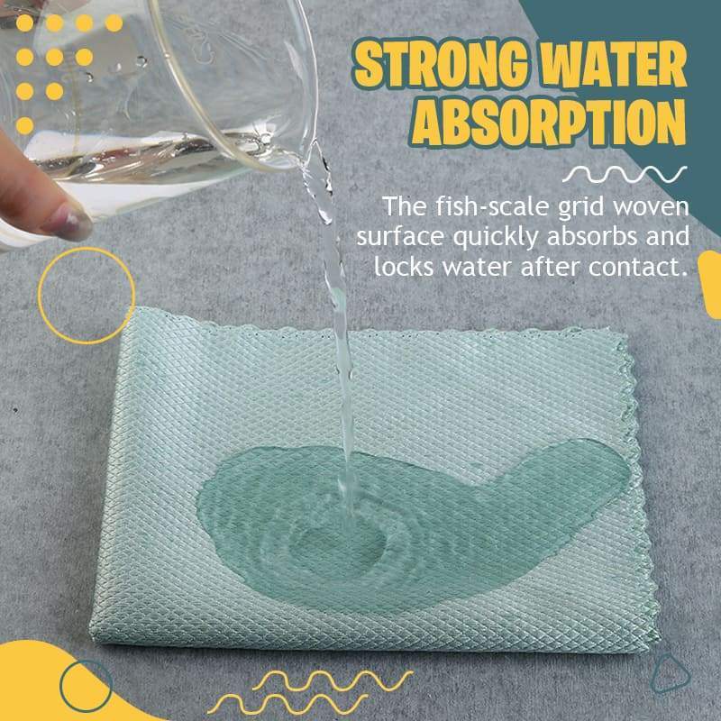 üì¢üì¢Buy 2 Get 1 Free !! ‚è∞Fish scale rag towel