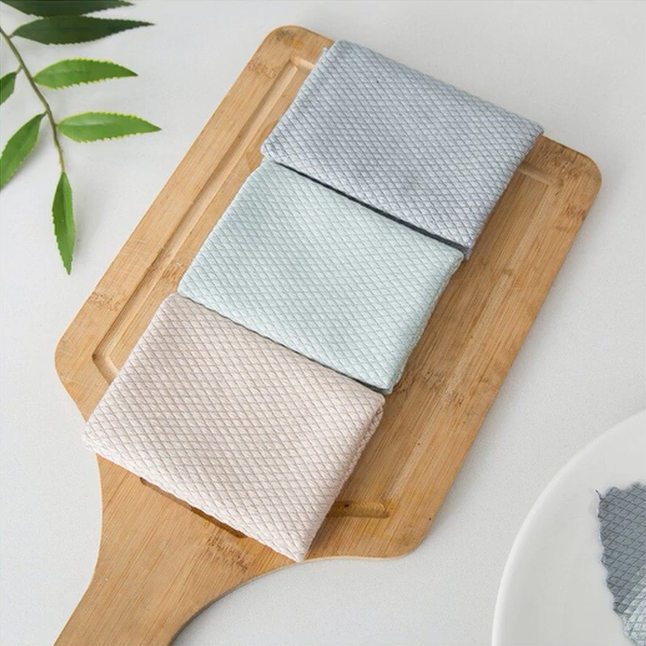 üì¢üì¢Buy 2 Get 1 Free !! ‚è∞Fish scale rag towel