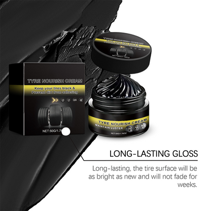 ‚ú® Tire wax ‚Äì restores black gloss, blocks UV, repels dirt. Easy & quick! üöó
