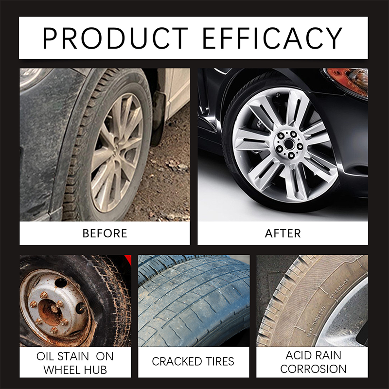 ‚ú® Tire wax ‚Äì restores black gloss, blocks UV, repels dirt. Easy & quick! üöó