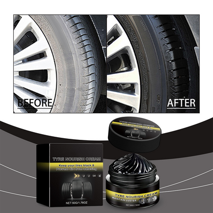 ‚ú® Tire wax ‚Äì restores black gloss, blocks UV, repels dirt. Easy & quick! üöó