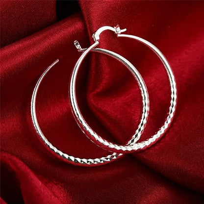üéâBUY 1 GET 1 FREEüéÅDiamond-Cut Hoop Earrings for Women ‚Äì Elegant, Sparkling üíé