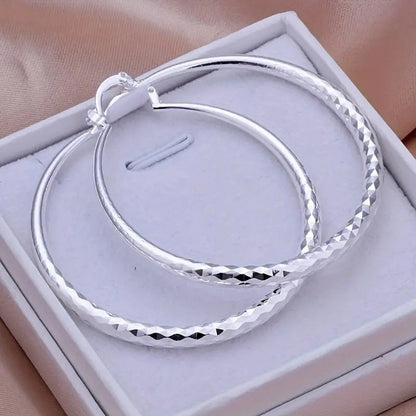 üéâBUY 1 GET 1 FREEüéÅDiamond-Cut Hoop Earrings for Women ‚Äì Elegant, Sparkling üíé