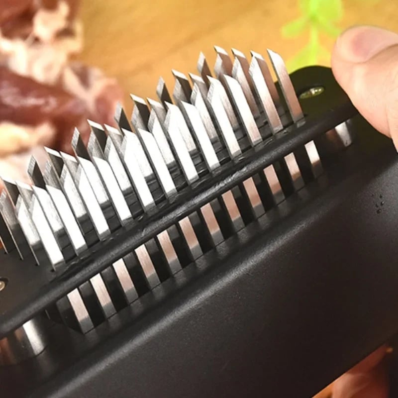 üéâ Meat Tenderizer with 48 Stainless Steel Blades ‚Äì Tenderize in Seconds, Dishwasher-Safe