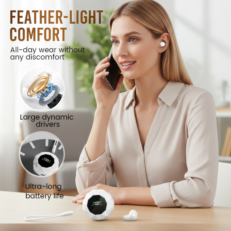 üì¢üì¢ ‚è∞Mini Wireless Earbuds with Digital Display Case ‚Äì Lightweight, Comfortable & Dead Easy to Use