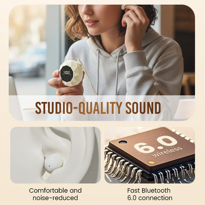 üì¢üì¢ ‚è∞Mini Wireless Earbuds with Digital Display Case ‚Äì Lightweight, Comfortable & Dead Easy to Use