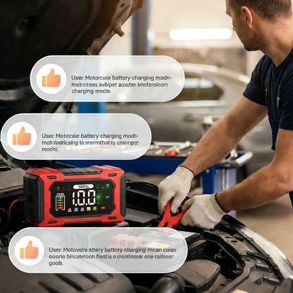 üîã 12V 6A Smart Car Battery Charger ‚Äì Pulse Repair Technology, Auto Maintain & Desulfation üöó‚ö°