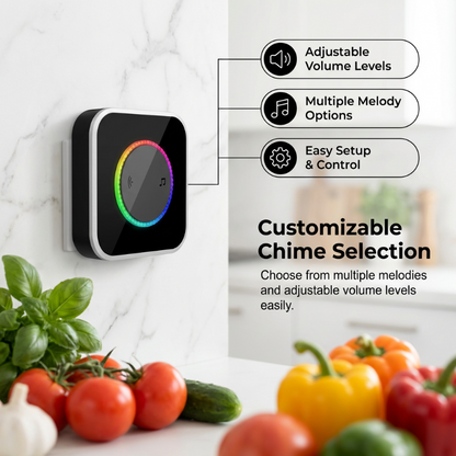 üì¢Wireless Doorbell with 7-Color LED Light