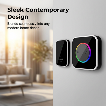 üì¢Wireless Doorbell with 7-Color LED Light
