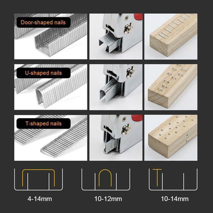 üì¢üì¢40% OFF !! ‚è∞3 In 1 Staple Nail Tool ‚úÖ Adjustable Power & 600 Nails Included | Fast DIY Woodworking Fixes üî•