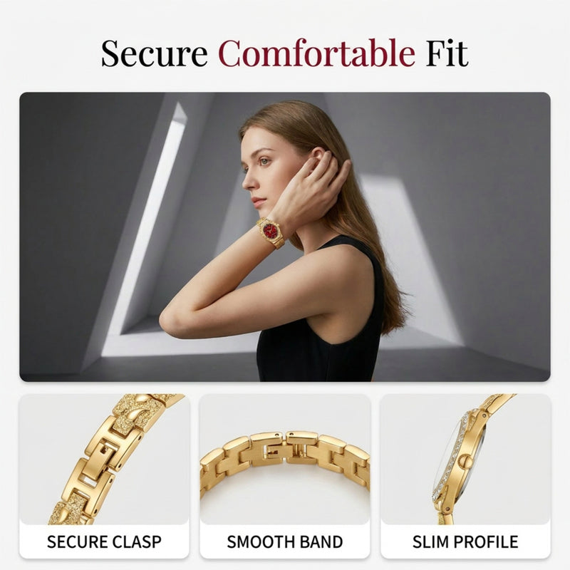 ‚ú® Women's Oval Quartz Watch ‚Äì Elegant, Minimalist, Delicate üí´