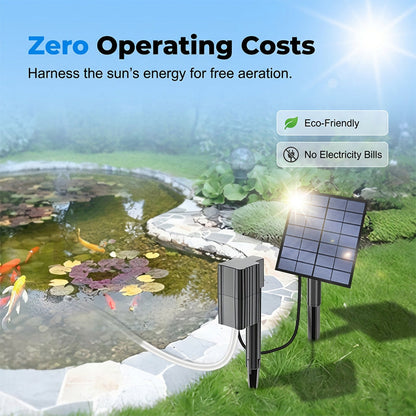 ‚ö° 49% OFF NOW! ‚ú®Solar Pond Aerator with Air Pump