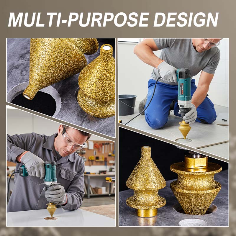 üì¢üì¢ Diamond Chamfering Bit for Grinder ‚Äì Multi-Function, Brazed Diamond, M10 Fit üîß