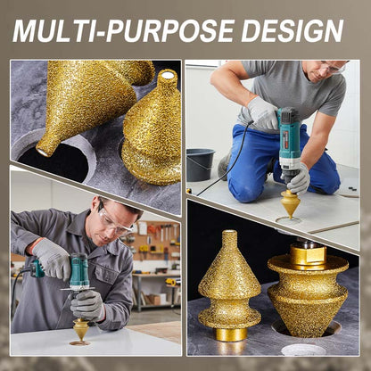üì¢üì¢ Diamond Chamfering Bit for Grinder ‚Äì Multi-Function, Brazed Diamond, M10 Fit üîß