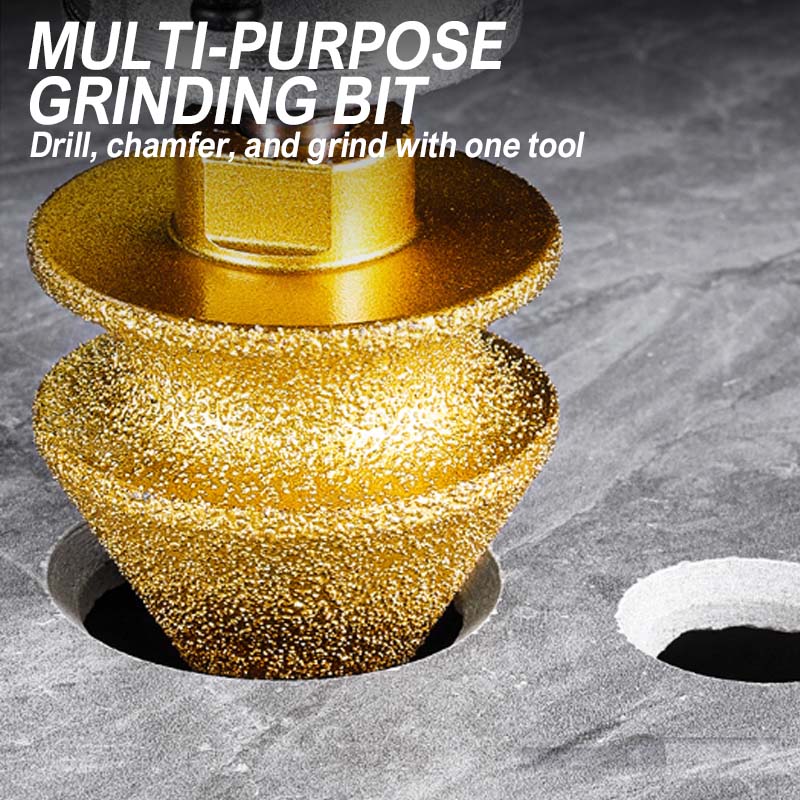 üì¢üì¢ Diamond Chamfering Bit for Grinder ‚Äì Multi-Function, Brazed Diamond, M10 Fit üîß