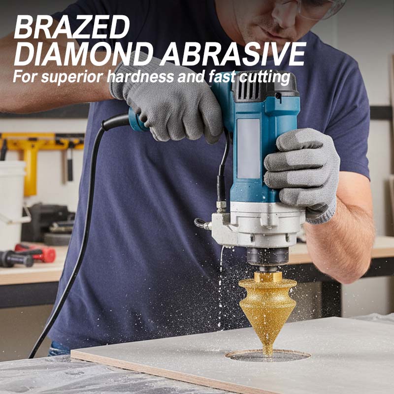 üì¢üì¢ Diamond Chamfering Bit for Grinder ‚Äì Multi-Function, Brazed Diamond, M10 Fit üîß