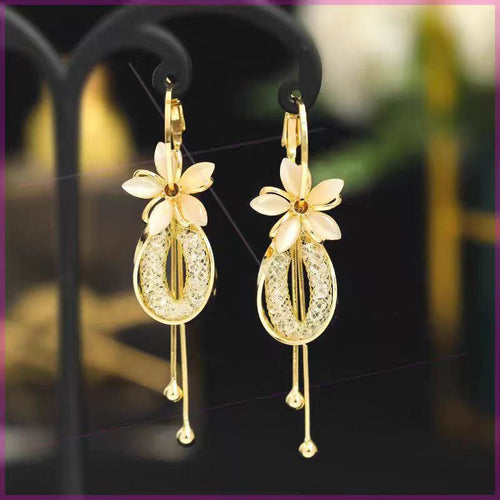 ‚ù§Ô∏èElegant Flower Tassel Dangle Earrings