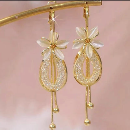 ‚ù§Ô∏èElegant Flower Tassel Dangle Earrings