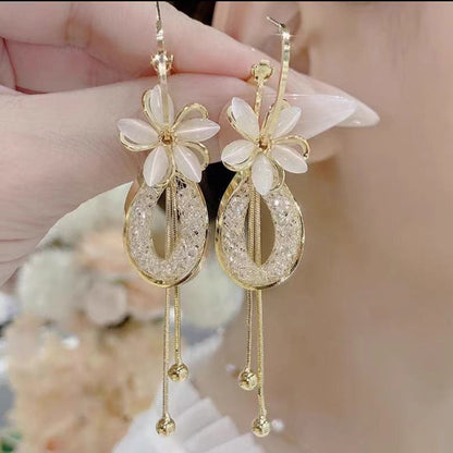 ‚ù§Ô∏èElegant Flower Tassel Dangle Earrings