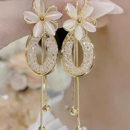 ‚ù§Ô∏èElegant Flower Tassel Dangle Earrings