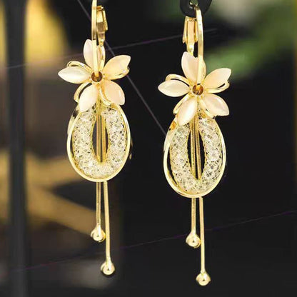 ‚ù§Ô∏èElegant Flower Tassel Dangle Earrings
