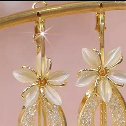 ‚ù§Ô∏èElegant Flower Tassel Dangle Earrings