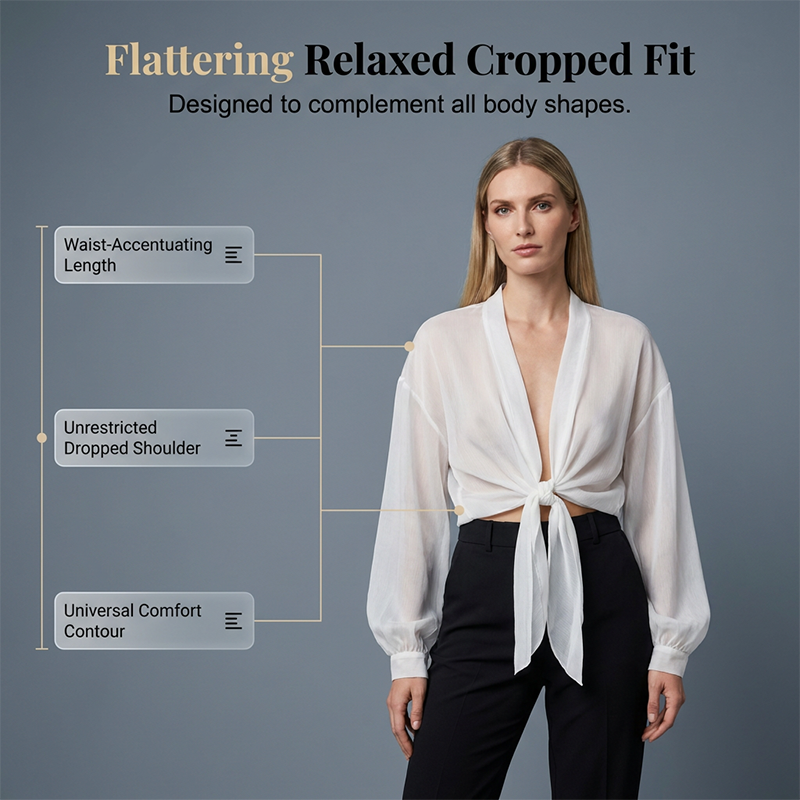 üì¢üì¢40% OFF !! ‚è∞Women's Lightweight Chiffon Tie-Front Cardigan