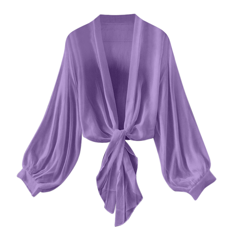 üì¢üì¢40% OFF !! ‚è∞Women's Lightweight Chiffon Tie-Front Cardigan
