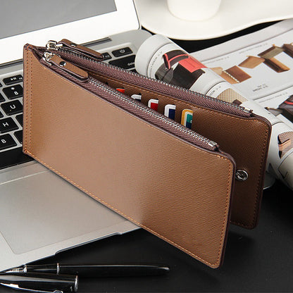 üëù LIMITED-TIME 40% OFF! üí• Slim Long Wallet for Men ‚Äì Thin Profile, RFID Optional, Premium Leather ‚ú®