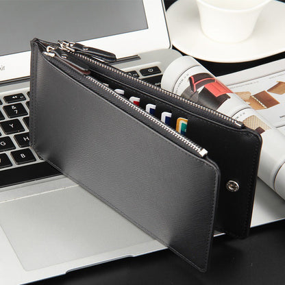 üëù LIMITED-TIME 40% OFF! üí• Slim Long Wallet for Men ‚Äì Thin Profile, RFID Optional, Premium Leather ‚ú®
