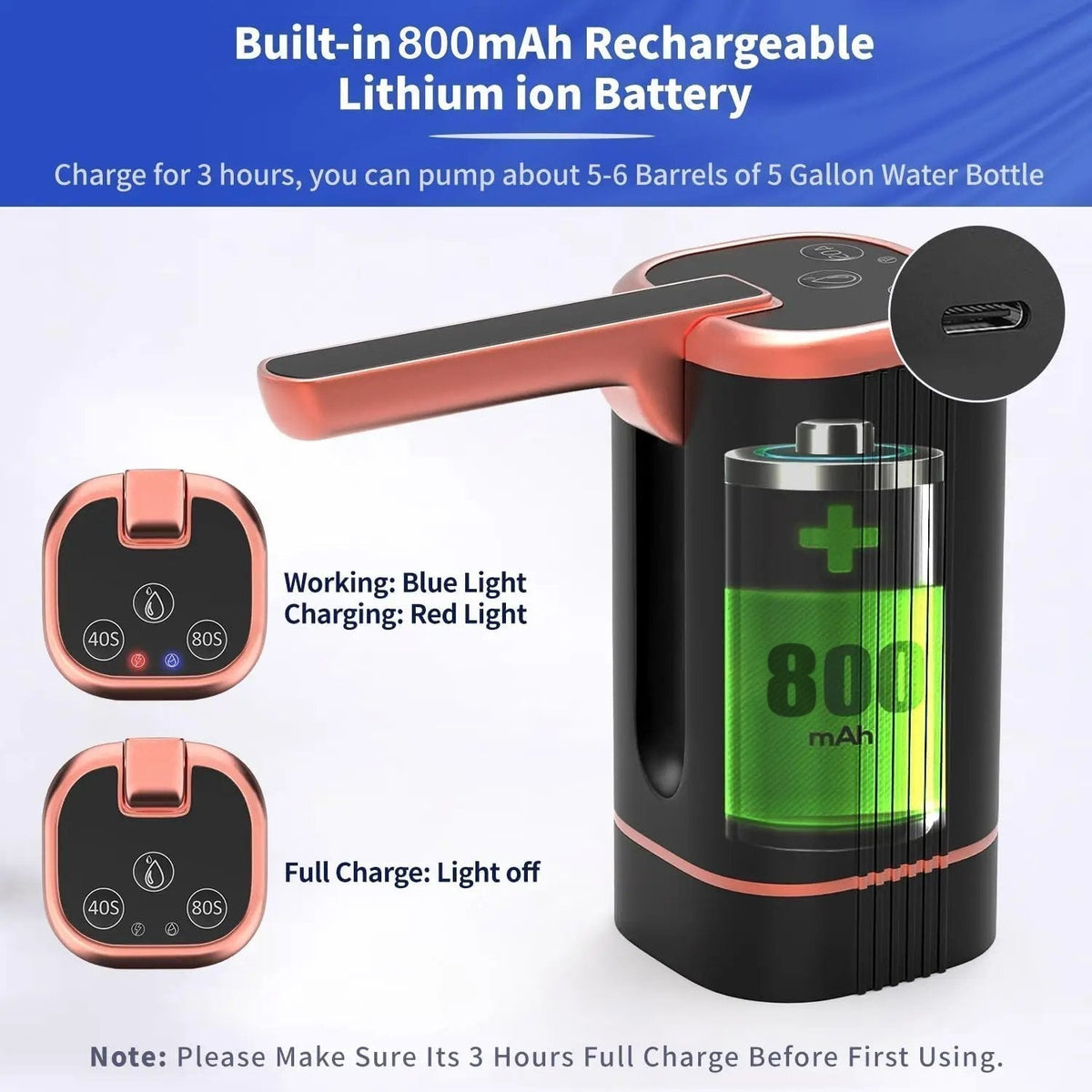 üè† Automatic dispenser pump ‚Äì multifunctional, silent & perfect for home, office, summer cottage & camping, fits most standard bottles üåø