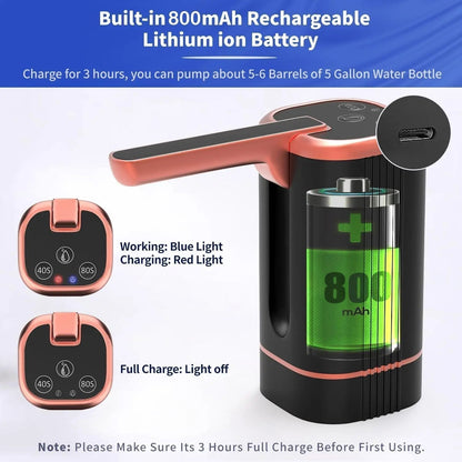 üè† Automatic dispenser pump ‚Äì multifunctional, silent & perfect for home, office, summer cottage & camping, fits most standard bottles üåø