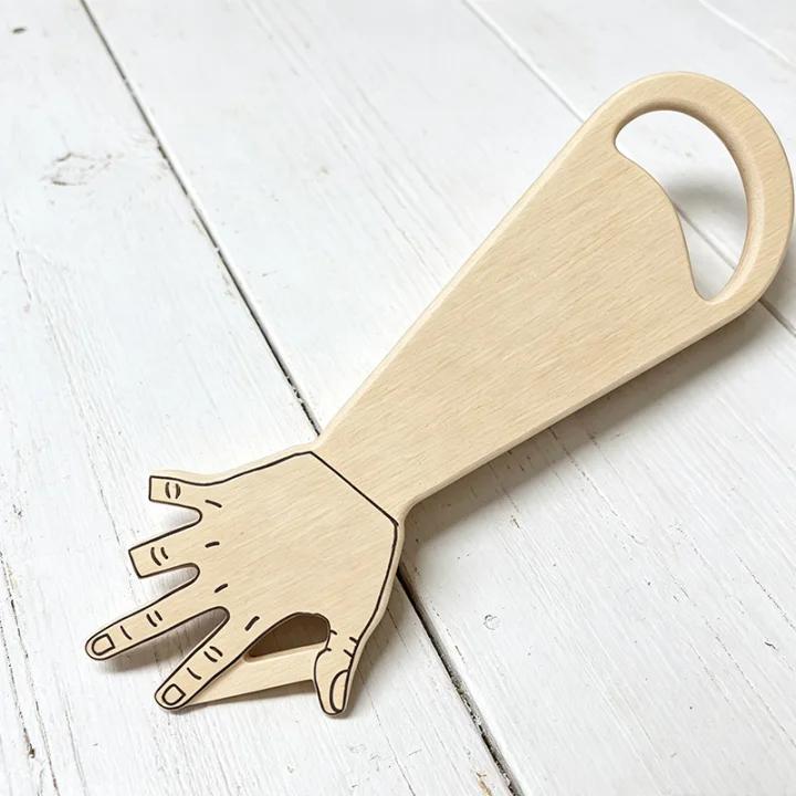 ü™ö Hand Shaped Table Saw Push Stick ‚Äî Ergonomic Safety Tool for Woodworking, Prevents Kickback