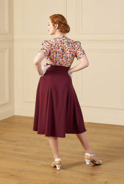 1940s Martha Tea Dress - Spring Parade