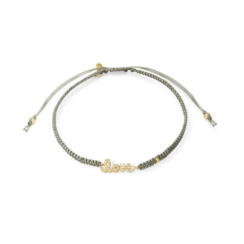 Braided "Love" Bracelet