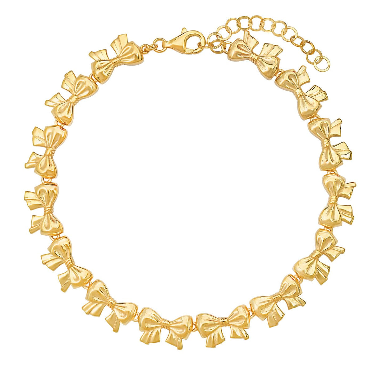 Golden Bow Chain Bracelet