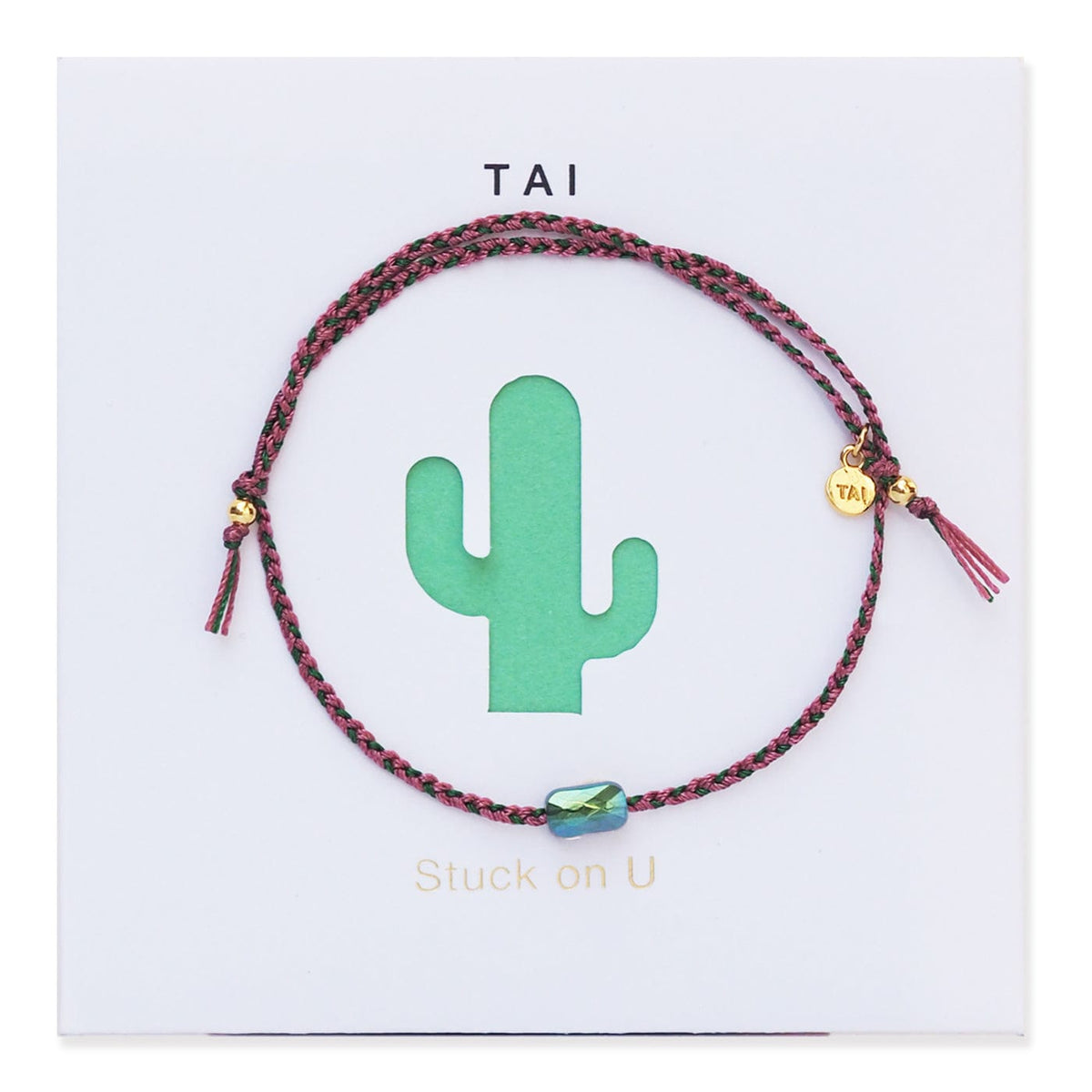 Handmade Beaded Cord Bracelet