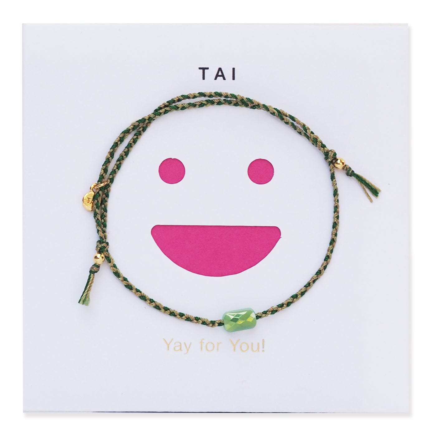 Handmade Beaded Cord Bracelet