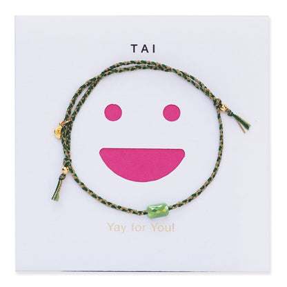 Handmade Beaded Cord Bracelet