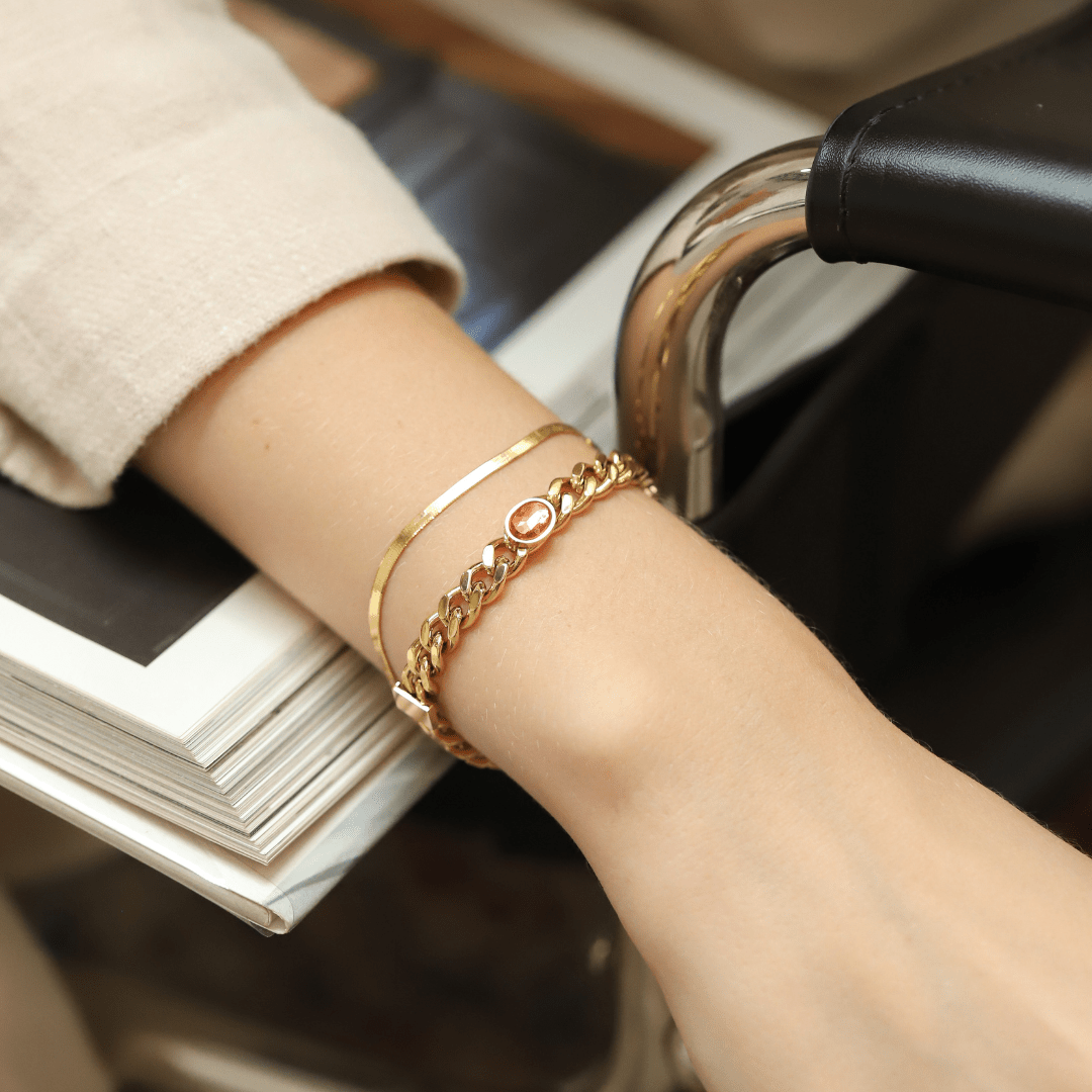 Herringbone Chain Bracelet