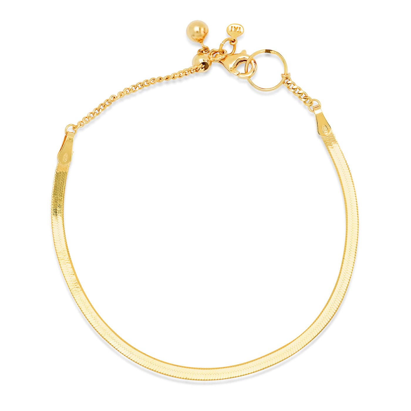 Herringbone Chain Bracelet