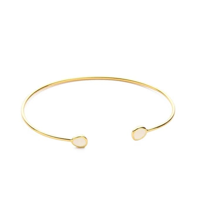 Mini Stone Open Cuff Bracelet
