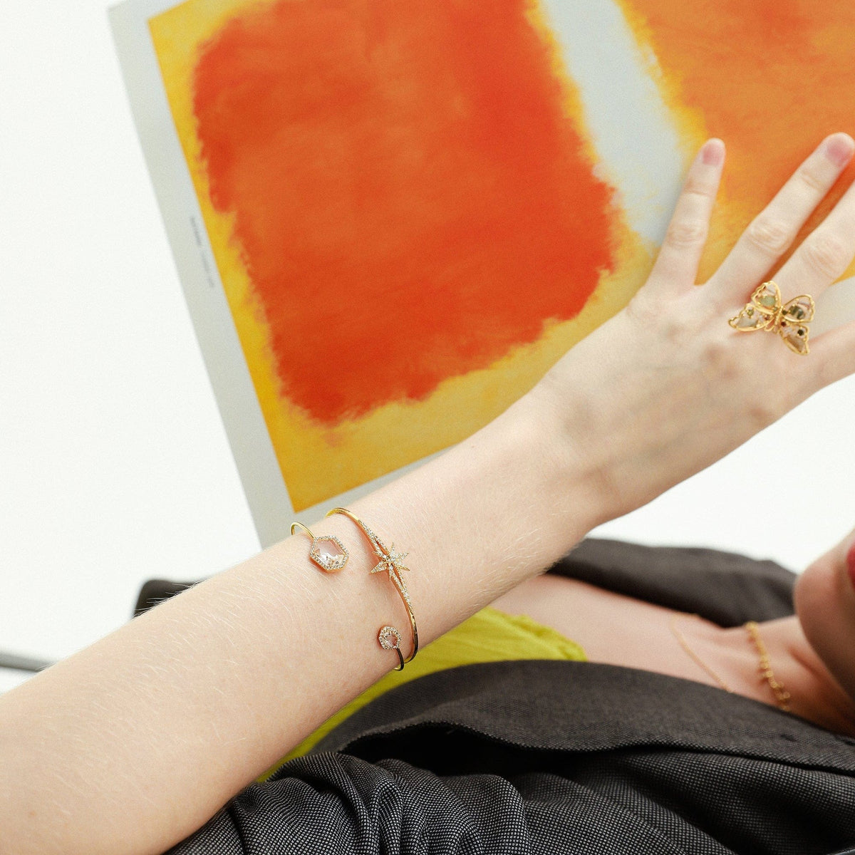 Stardust Open Cuff Bracelet