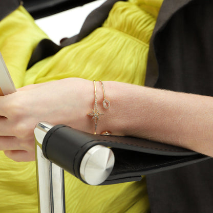 Stardust Open Cuff Bracelet