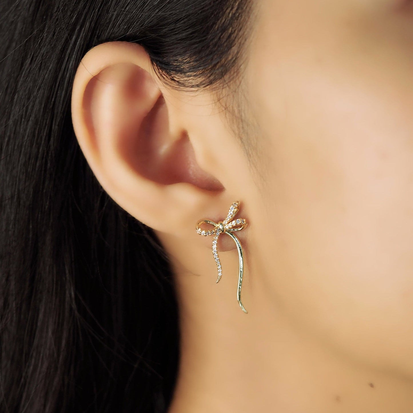 CZ Bow Ear Jacket