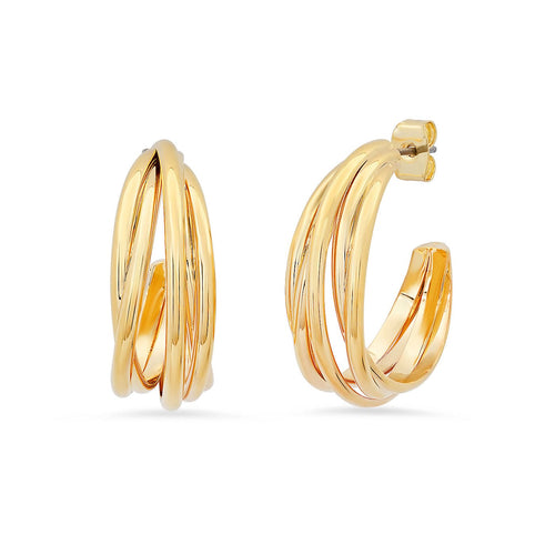 Five Row Twisted Hoop